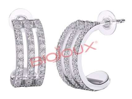 BJT202 ORECCHINI MIAMI HOOP STAINLESS STEEL