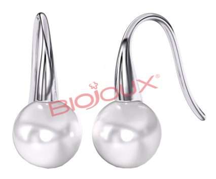 BJT230 ORECCHINI JAZZ PEARL STAINLESS STEEL