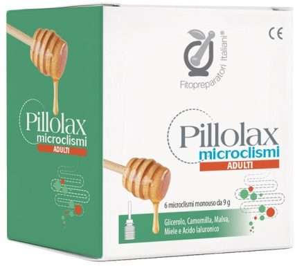 FITOPREPARATORI ITALIANI PILLOLAX MICROCLISMI ADULTI 6 PEZZI DA 9 G