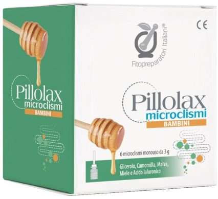 FITOPREPARATORI ITALIANI PILLOLAX MICROCLISMI BAMBINI 6 PEZZI DA 6 G