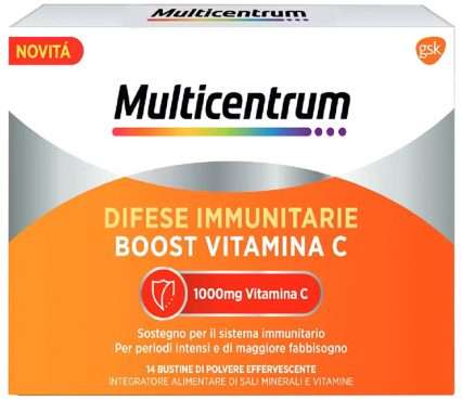 MULTICENTRUM DIFESE IMMUNITARIE BOOST VITAMINA C 28 BUSTINE