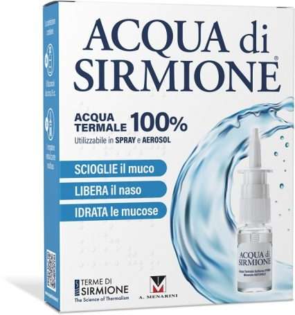 ACQUA SIRMIONE MINERALE NATURALE 6 FIALE 15 ML