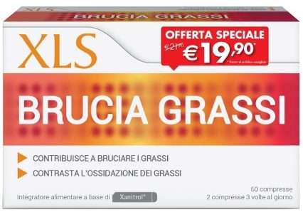 XLS BRUCIA GRASSI 60 COMPRESSE TAGLIO PREZZO