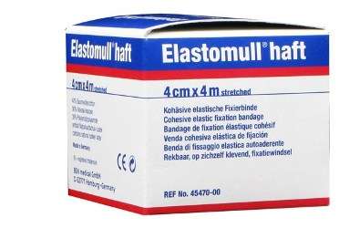 BENDA ELASTICA AUTOADESIVA ELASTOMULL HAFT COMPRESSIONE FORTE 4X400 CM