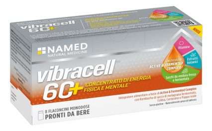 VIBRACELL 60+ 8 FLACONCINI 15 ML SENZA GLUTINE NATURALMENTE PRIVO DI LATTOSIO