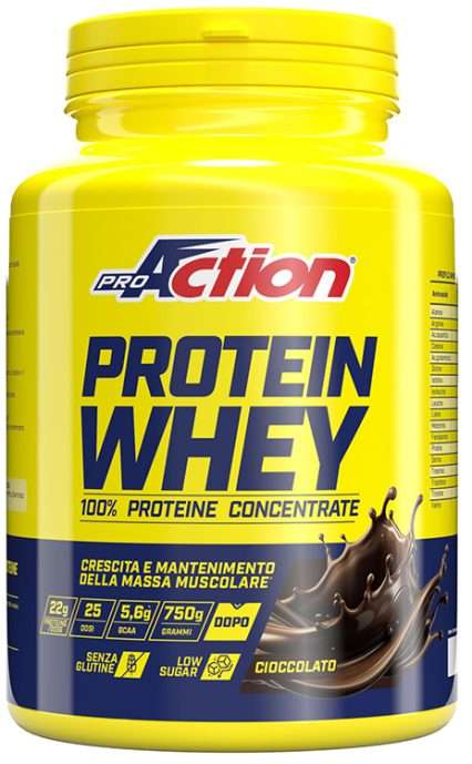 PROACTION PROTEIN WHEY CONCENTRATE CIOCCOLATO 750 G SENZA GLUTINE