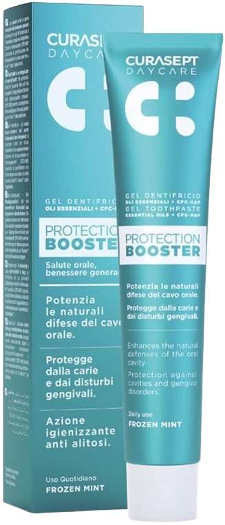 CURASEPT DAYCARE DENTIFRICIO PROTECTION BOOSTER FROZEN MINT 75 ML