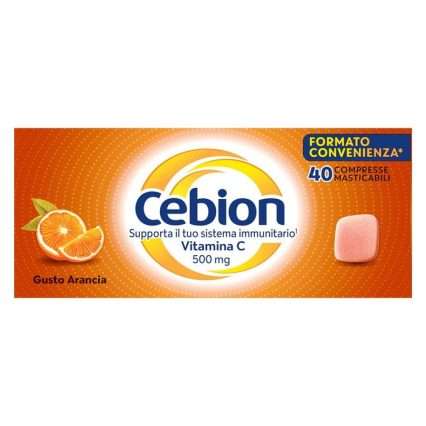 CEBION MASTICABILE ARANCIA 40 COMPRESSE