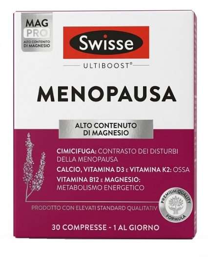SWISSE MENOPAUSA 30 COMPRESSE SENZA GLUTINE SENZA LATTOSIO