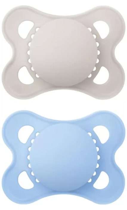 MAM SUCCHIETTO ORIGINAL 2-6 MESI SILICONE MASCHIO 2 PEZZI