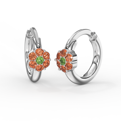 BIOJOUX BJT738 ORECCHINI FLOWER STAINLESS STEEL